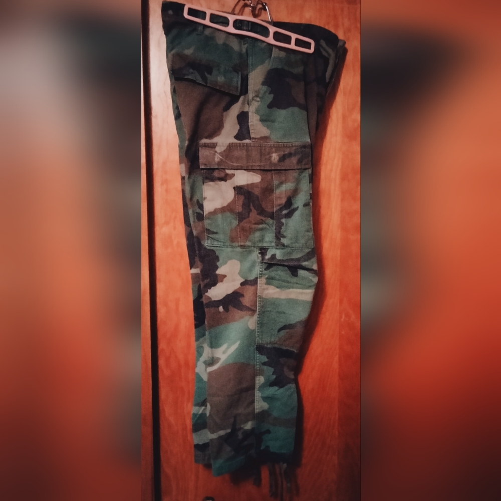 Mens camo fatigues